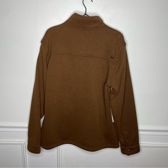 Mountain Khaki Old Faithful Brown Full Zip Sweater Jacket Mens L NWT - Picture 2 of 9